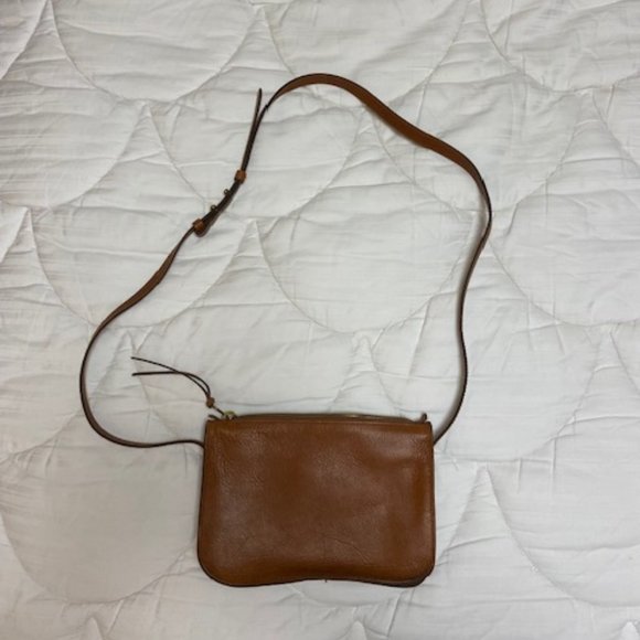 Madewell Handbags - Madewell Women's The Simple Crossbody Bag, Color - English Saddle